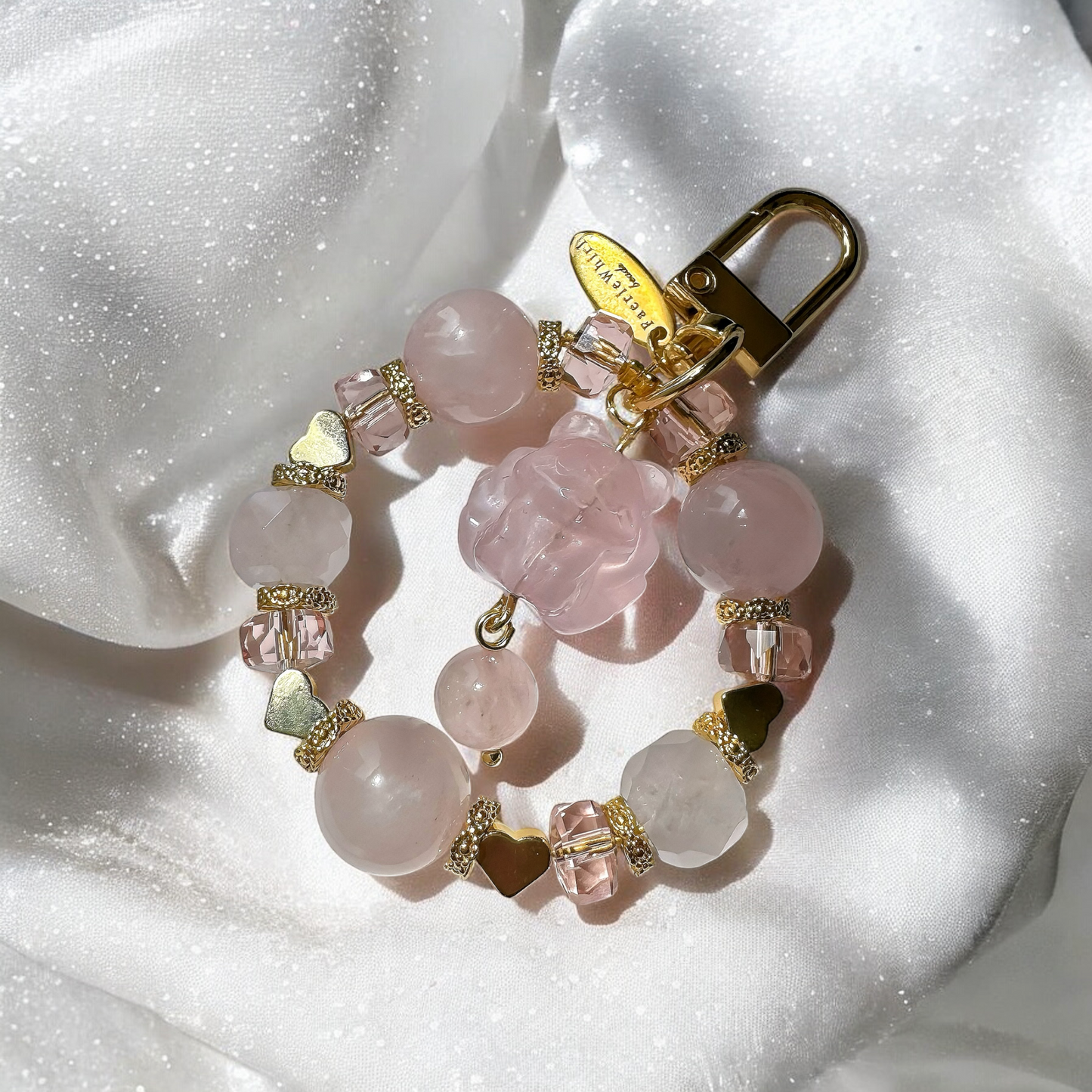 Pink Enchanté Fox in Rose Quartz