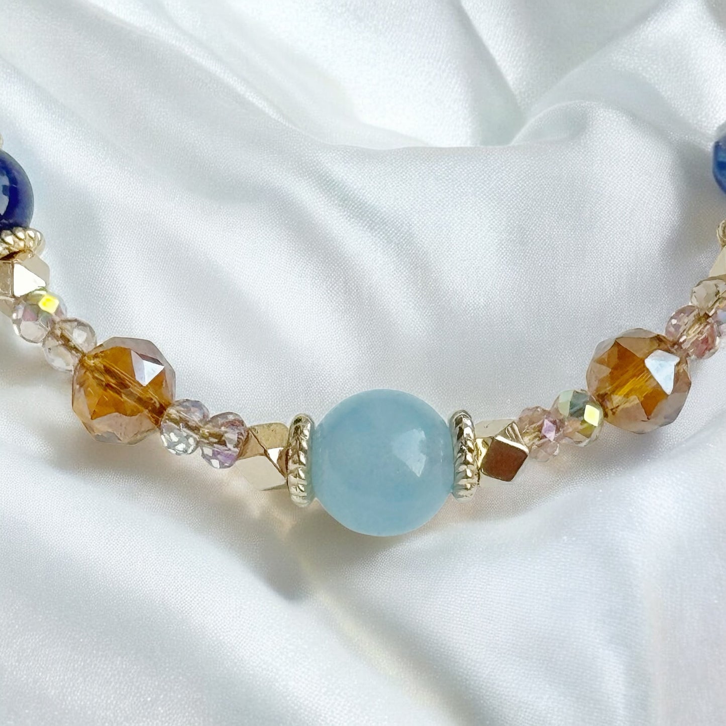 Coralie in Sodalite, Blue Aventurine & Aquamarine