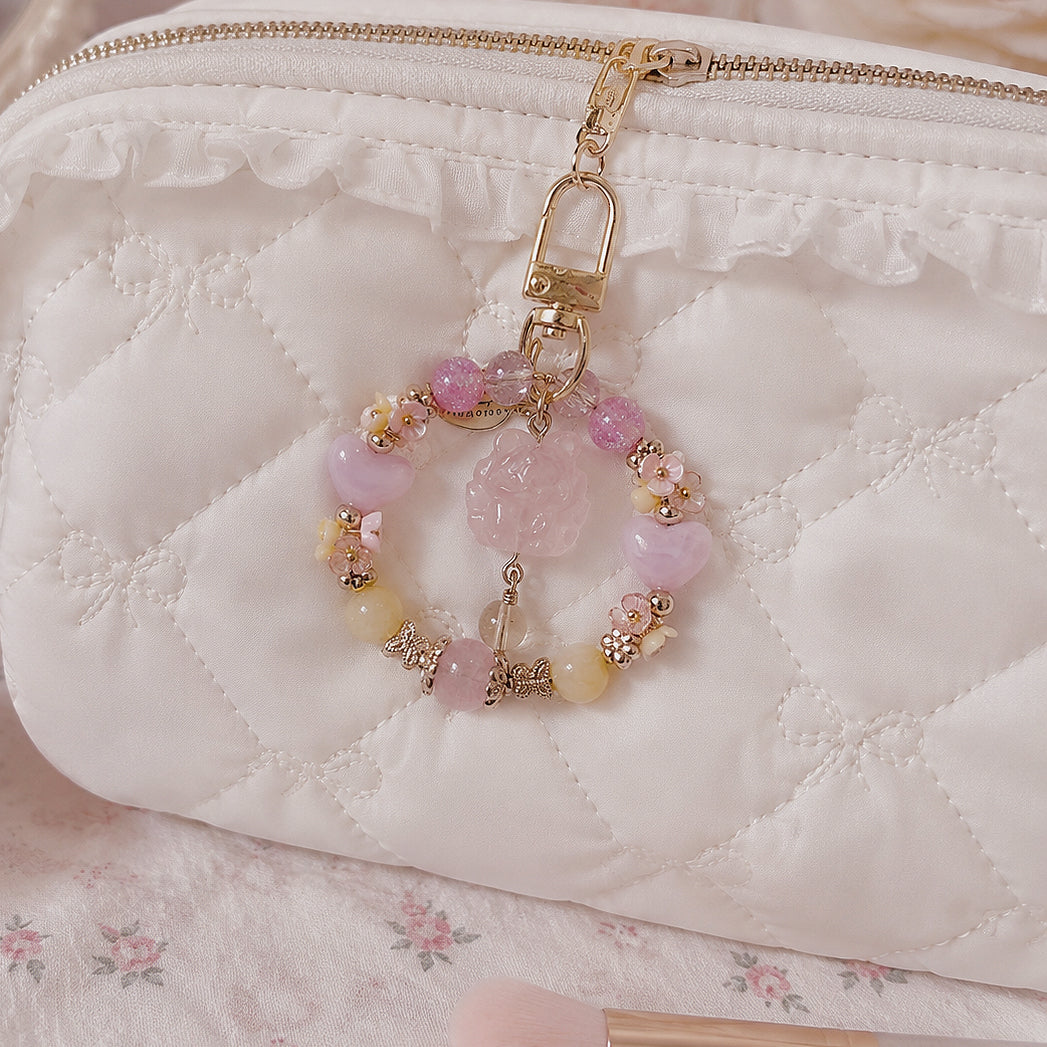 Whimsical Nine-tailed Fox in Multiple Crystals