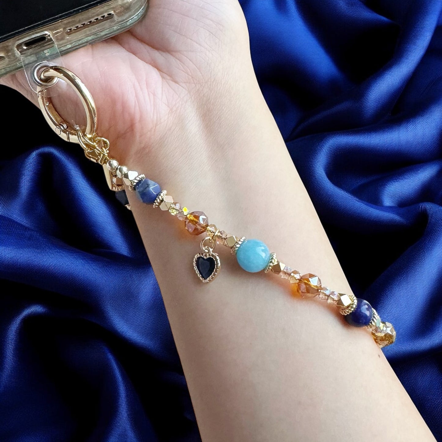 Coralie in Sodalite, Blue Aventurine & Aquamarine
