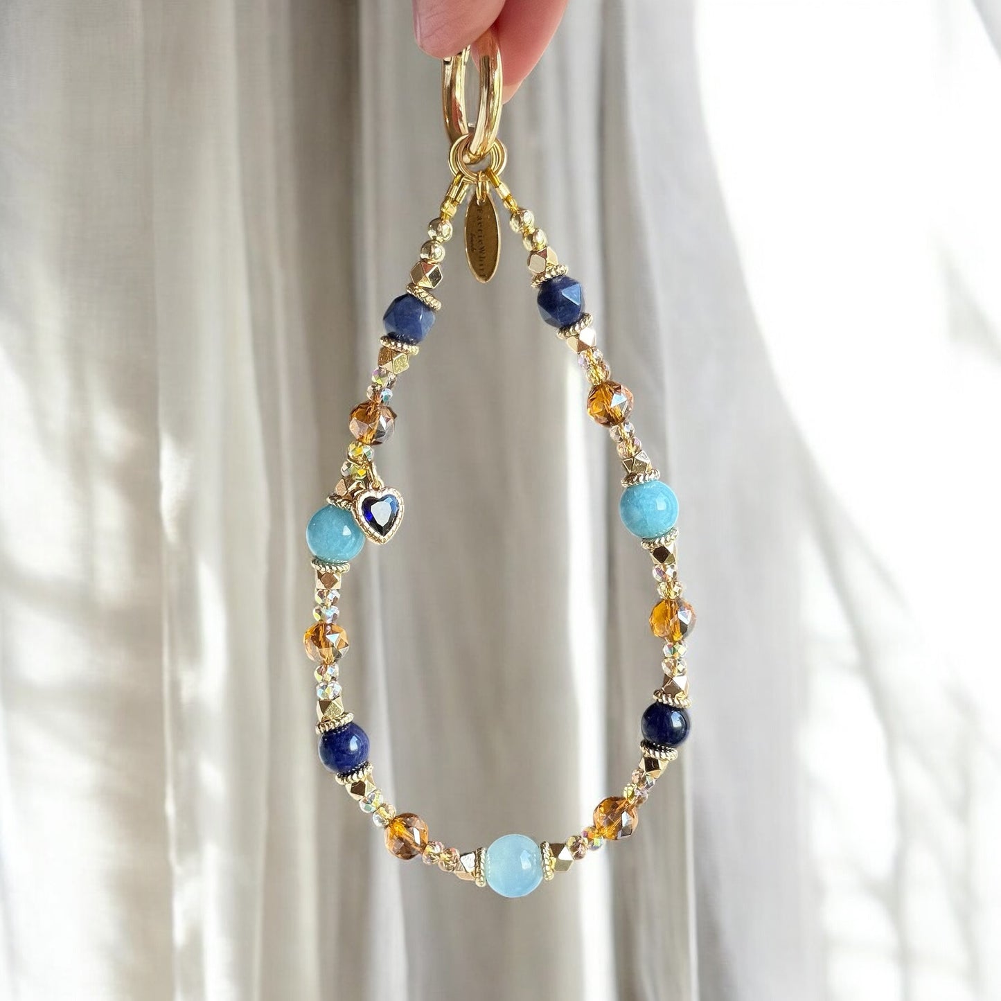 Coralie in Sodalite, Blue Aventurine & Aquamarine