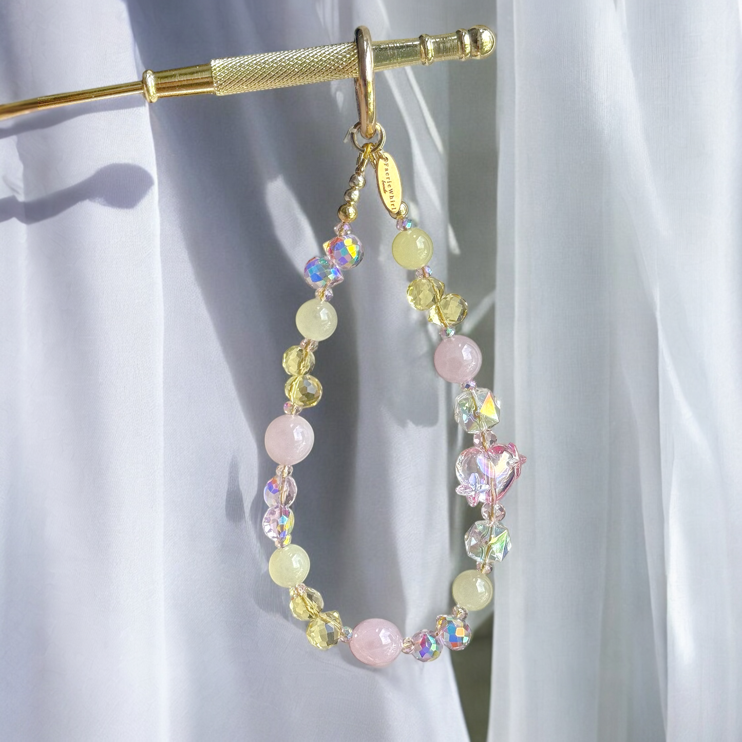 Lemon Blush in Rose Quartz & Yellow Chalcedony