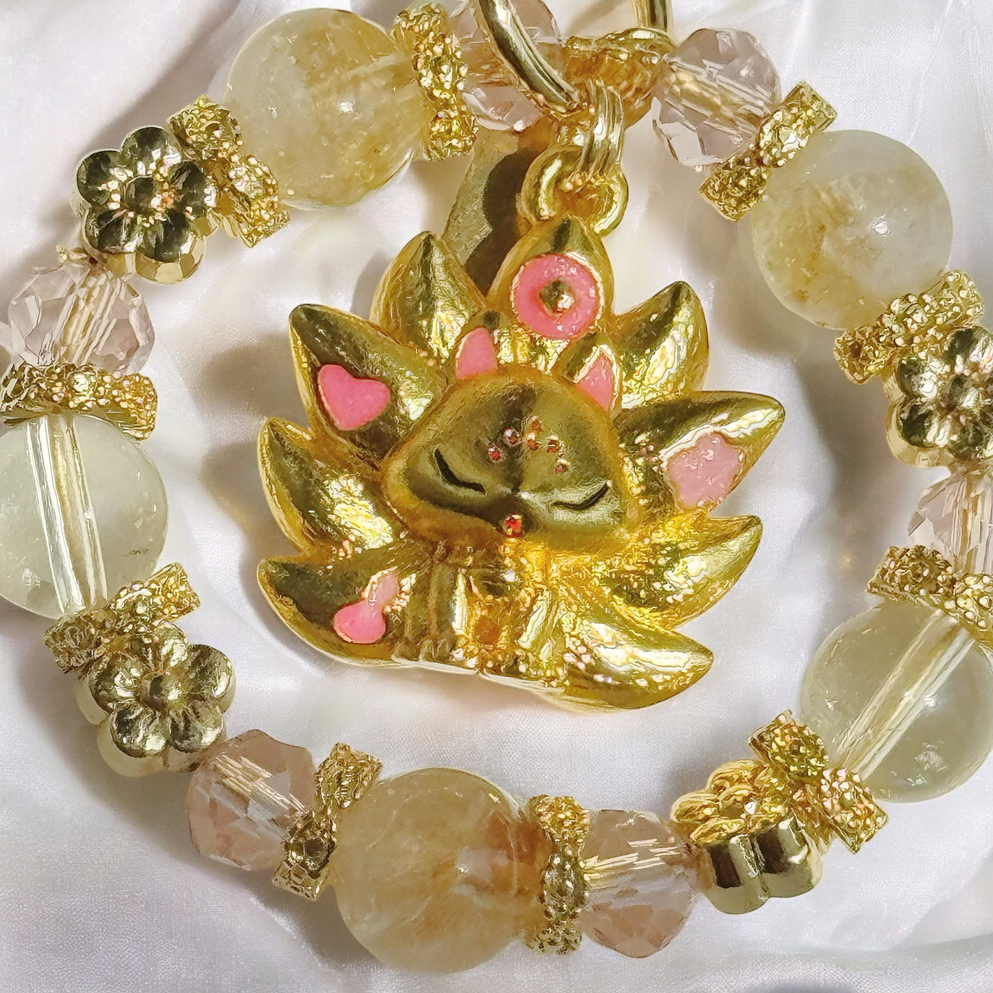 Foxy Enchantress in 24k Gold-Plated & Citrine