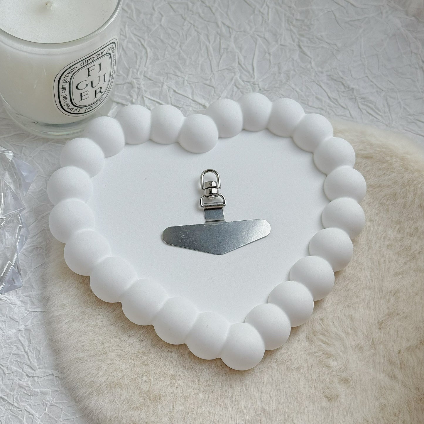 360 Rotatable Mobile Stainless Steel Metal Patch in Sliver