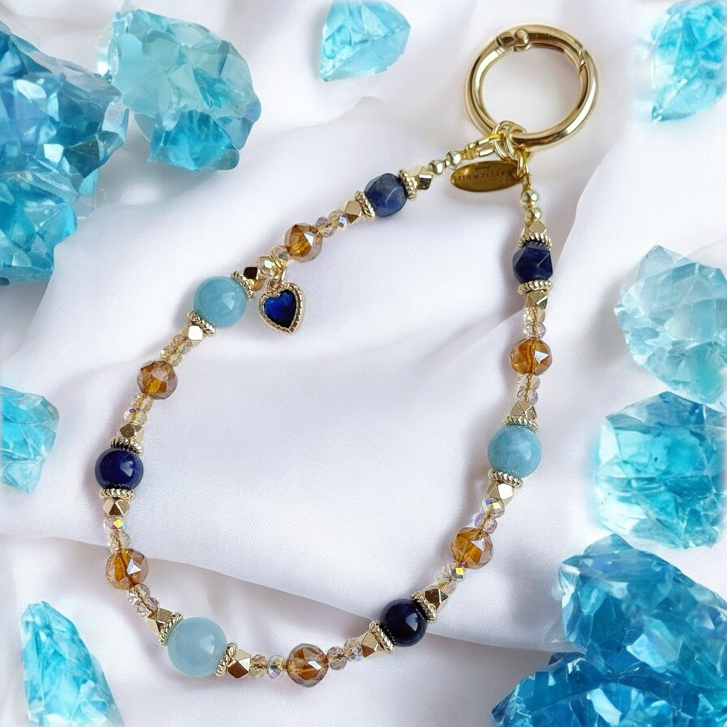 Coralie in Sodalite, Blue Aventurine & Aquamarine
