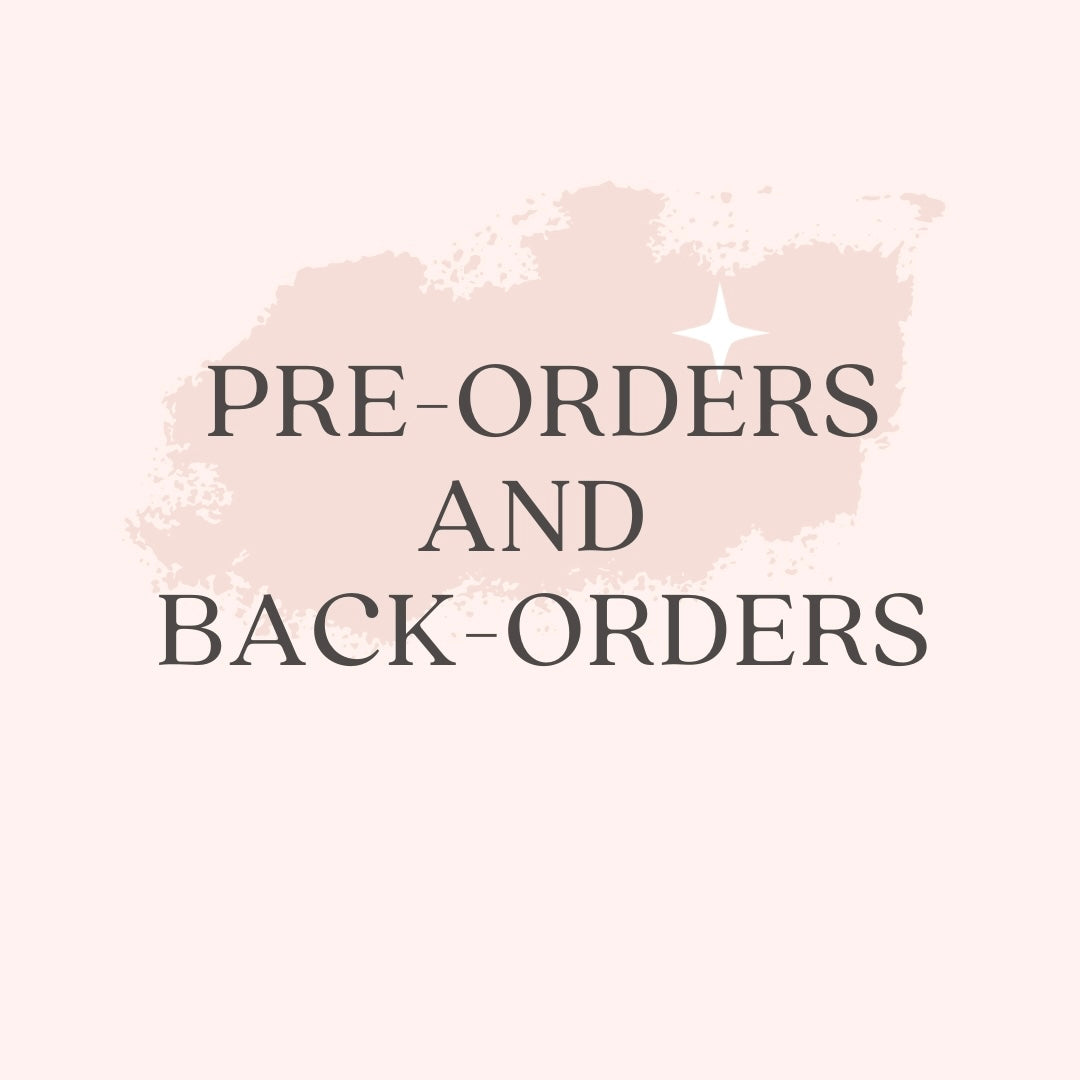 Pre-Orders & Back-Orders