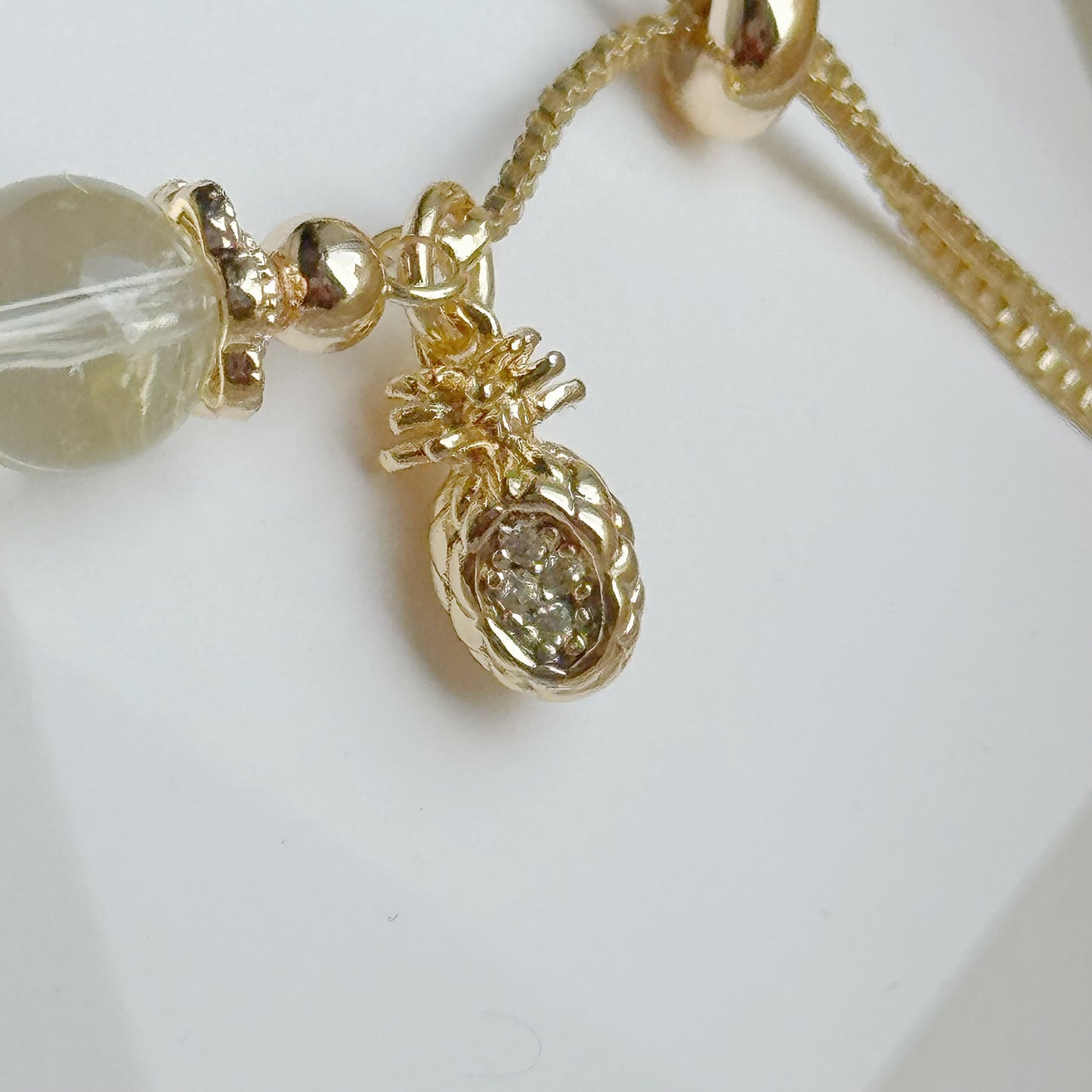 Lucky Goldie Pushpull in Citrine & Golden Rutile [WS: 13-18 CM]