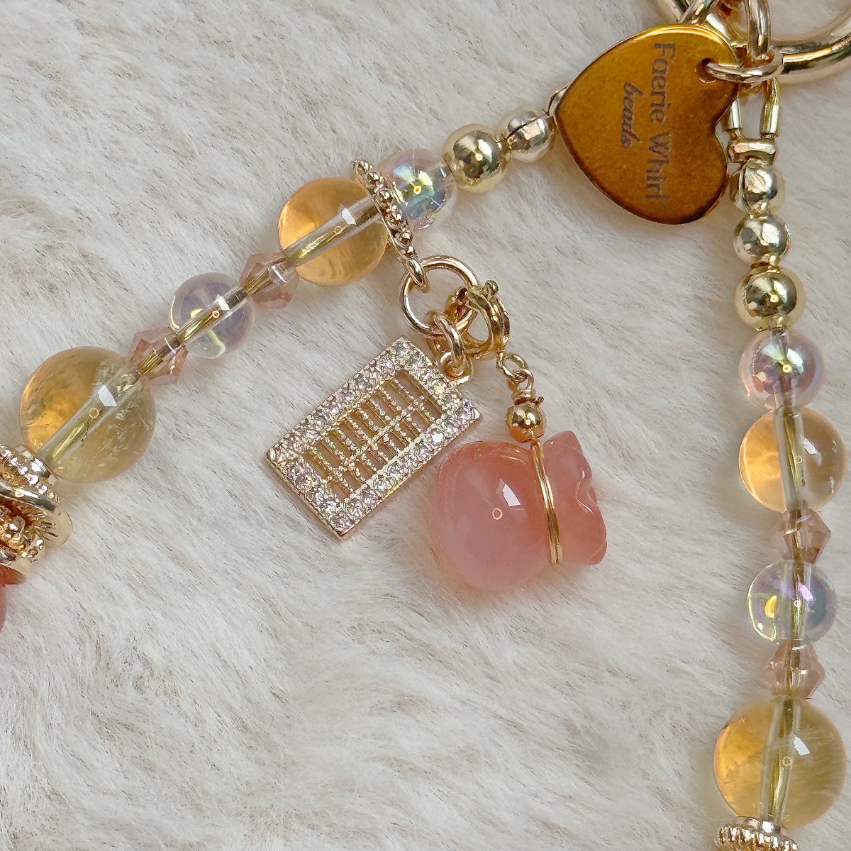 [Mini: 12.5cm] ALINA in Citrine & Yan Yuan Agate