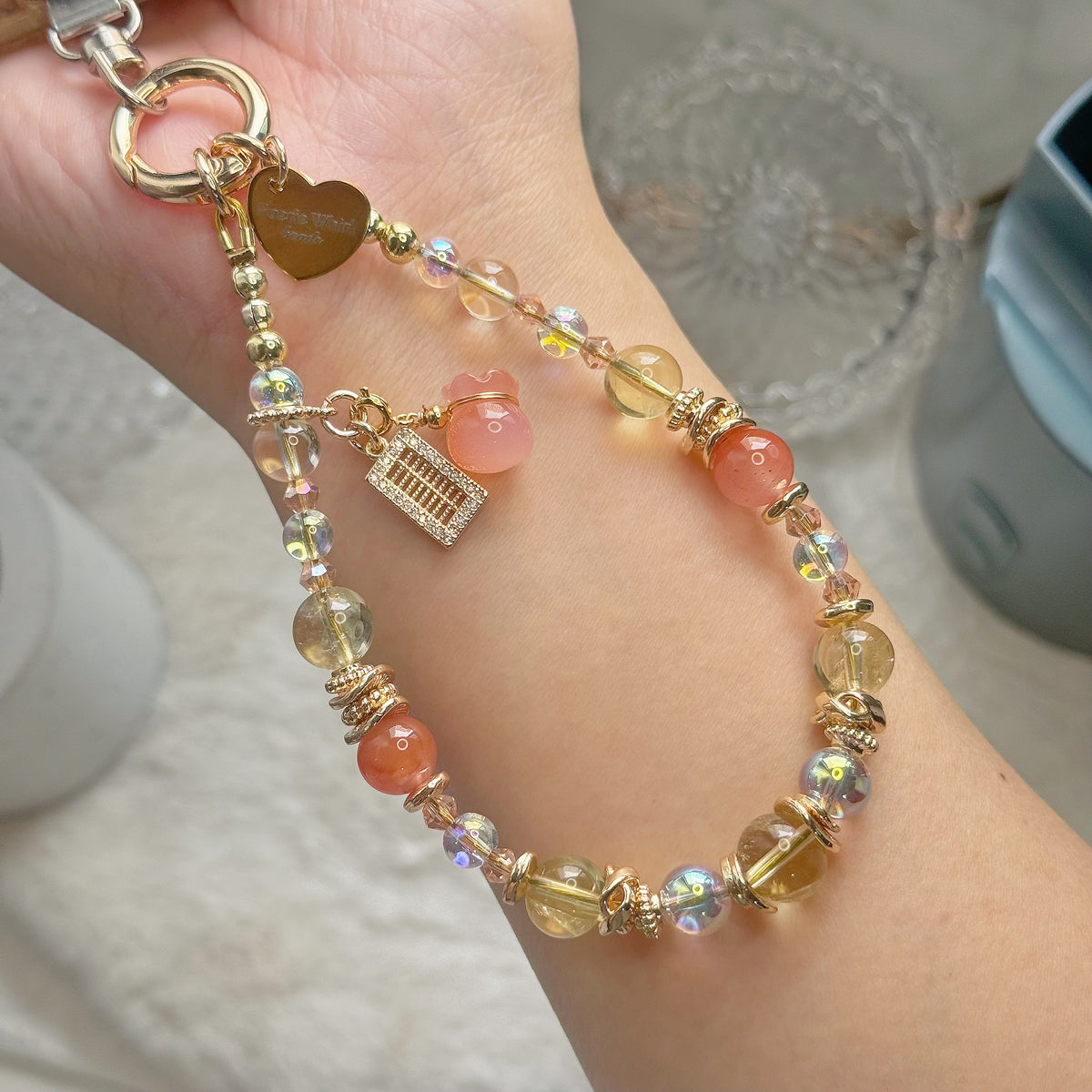 [Mini: 12.5cm] ALINA in Citrine & Yan Yuan Agate