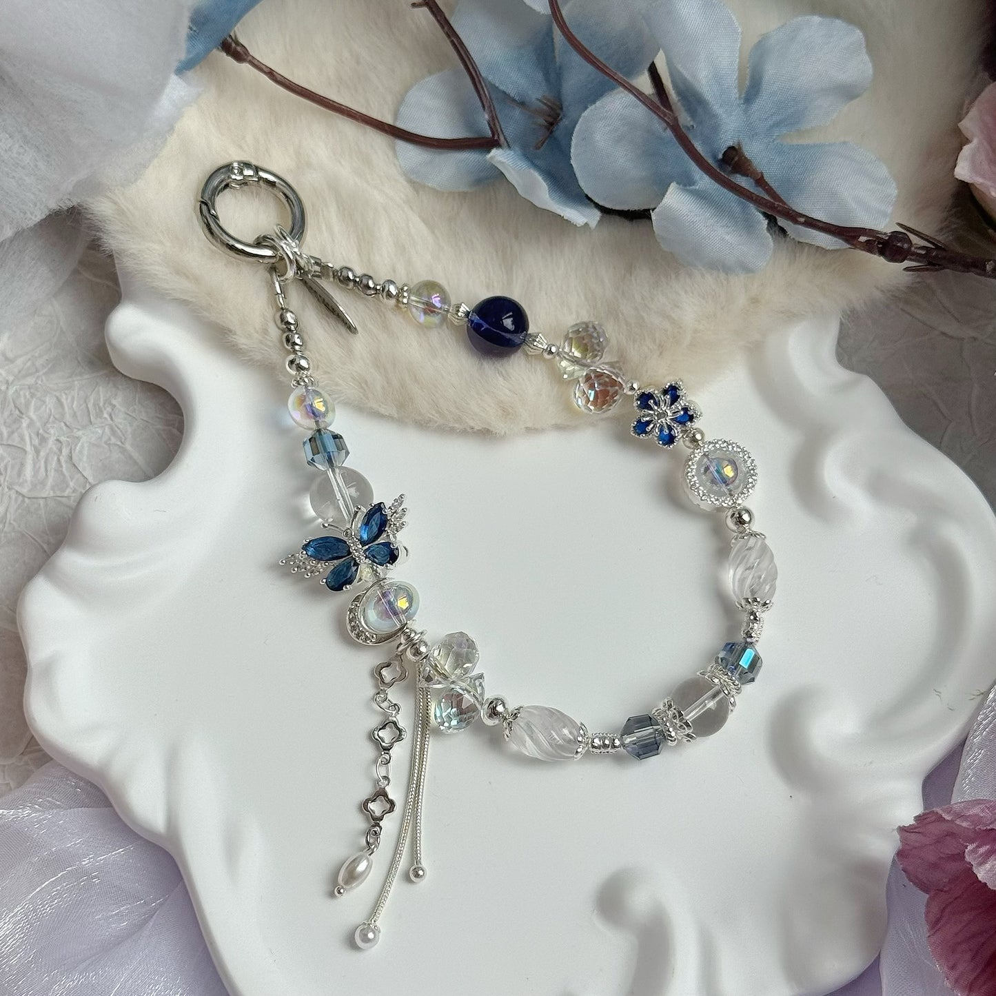 [Mini:13cm] Bluewings in Clear Quartz