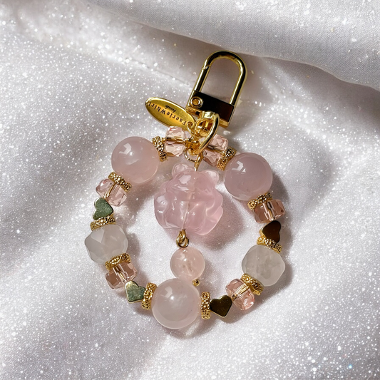 Pink Enchanté Fox in Rose Quartz