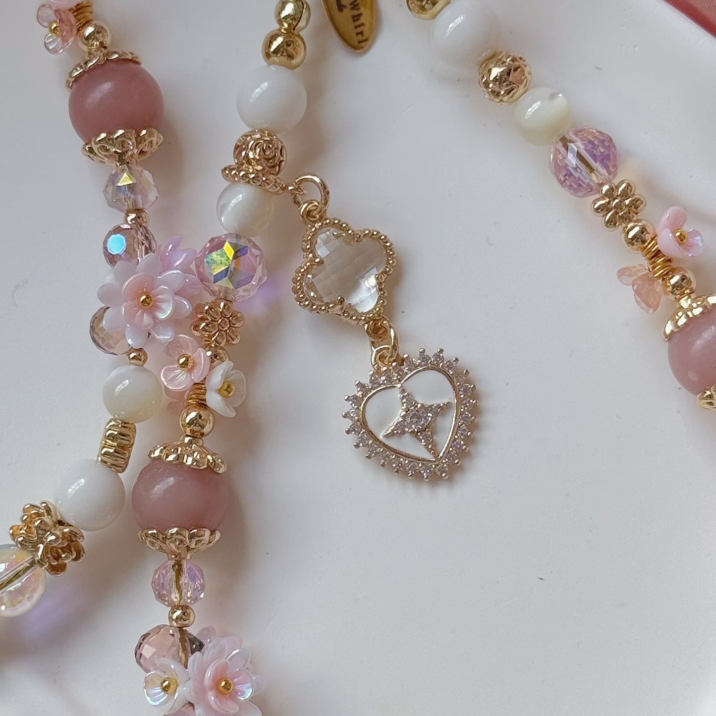 [Mini:14cm] Sakura Dream in Pink Opal & White Mother of Pearl
