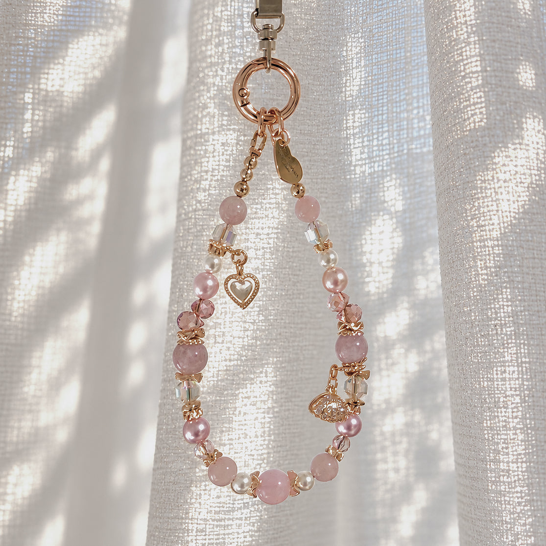 [Mini:13.5cm] PEARLYN in Pink Lepidolite & Rose Quartz