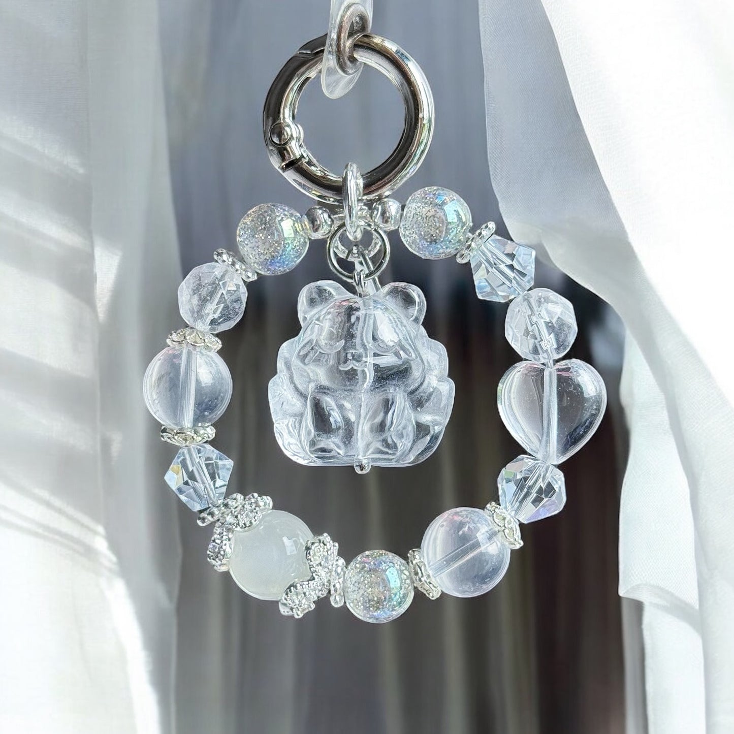 Glacier Glow in White Moonstone & Premium Clear Quartz