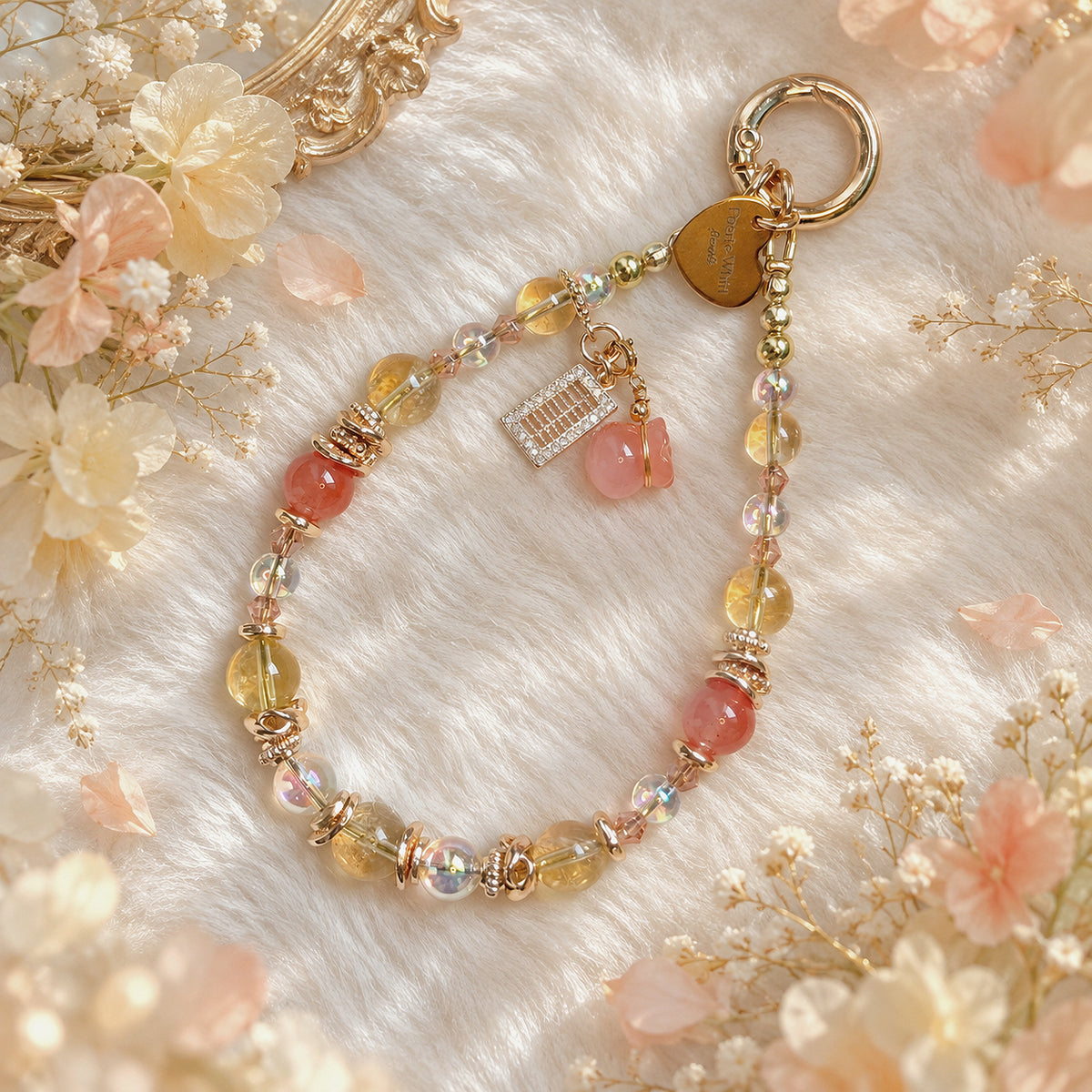 [Mini: 12.5cm] ALINA in Citrine & Yan Yuan Agate