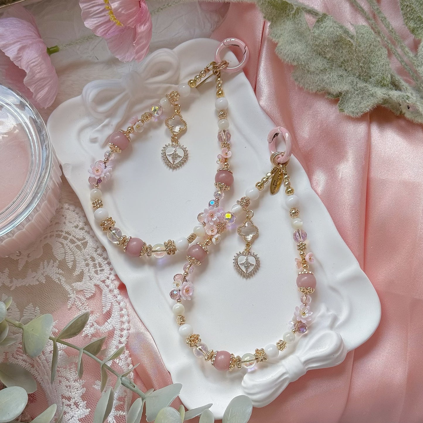 [Mini:14cm] Sakura Dream in Pink Opal & White Mother of Pearl