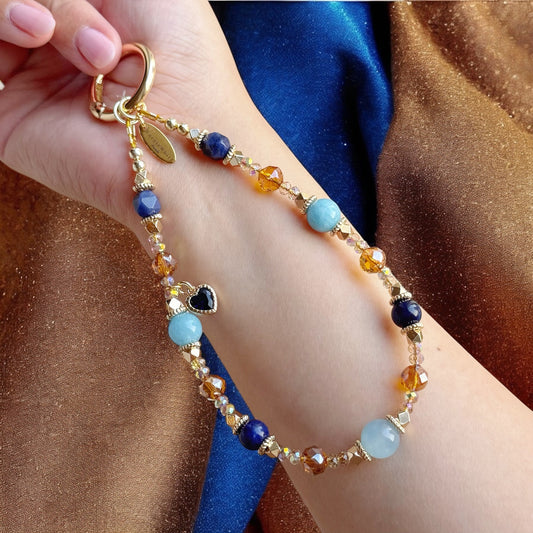 Coralie in Sodalite, Blue Aventurine & Aquamarine