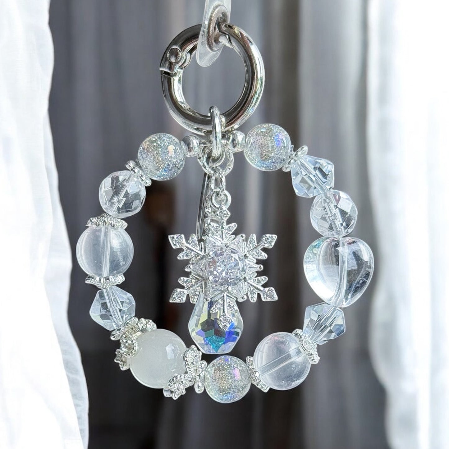 Glacier Glow in White Moonstone & Premium Clear Quartz