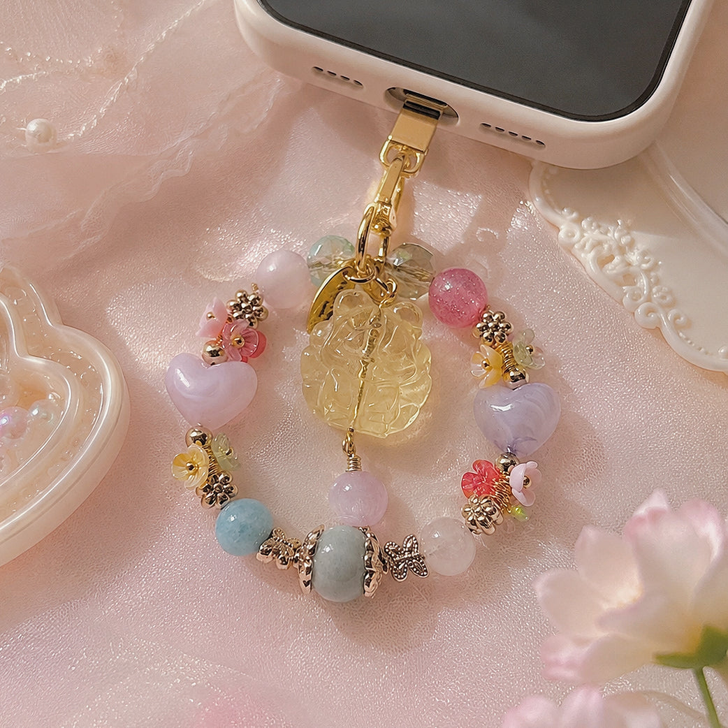 Whimsical Nine-tailed Fox in Multiple Crystals