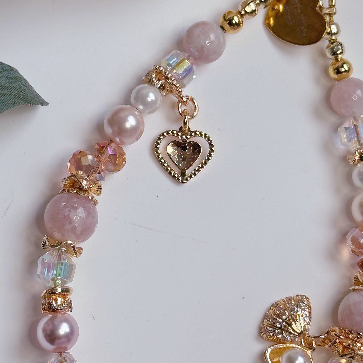 [Mini:13.5cm] PEARLYN in Pink Lepidolite & Rose Quartz