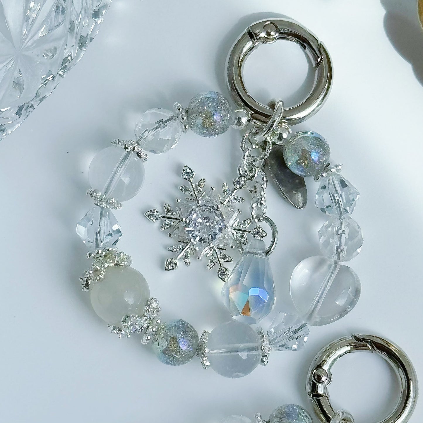 Glacier Glow in White Moonstone & Premium Clear Quartz