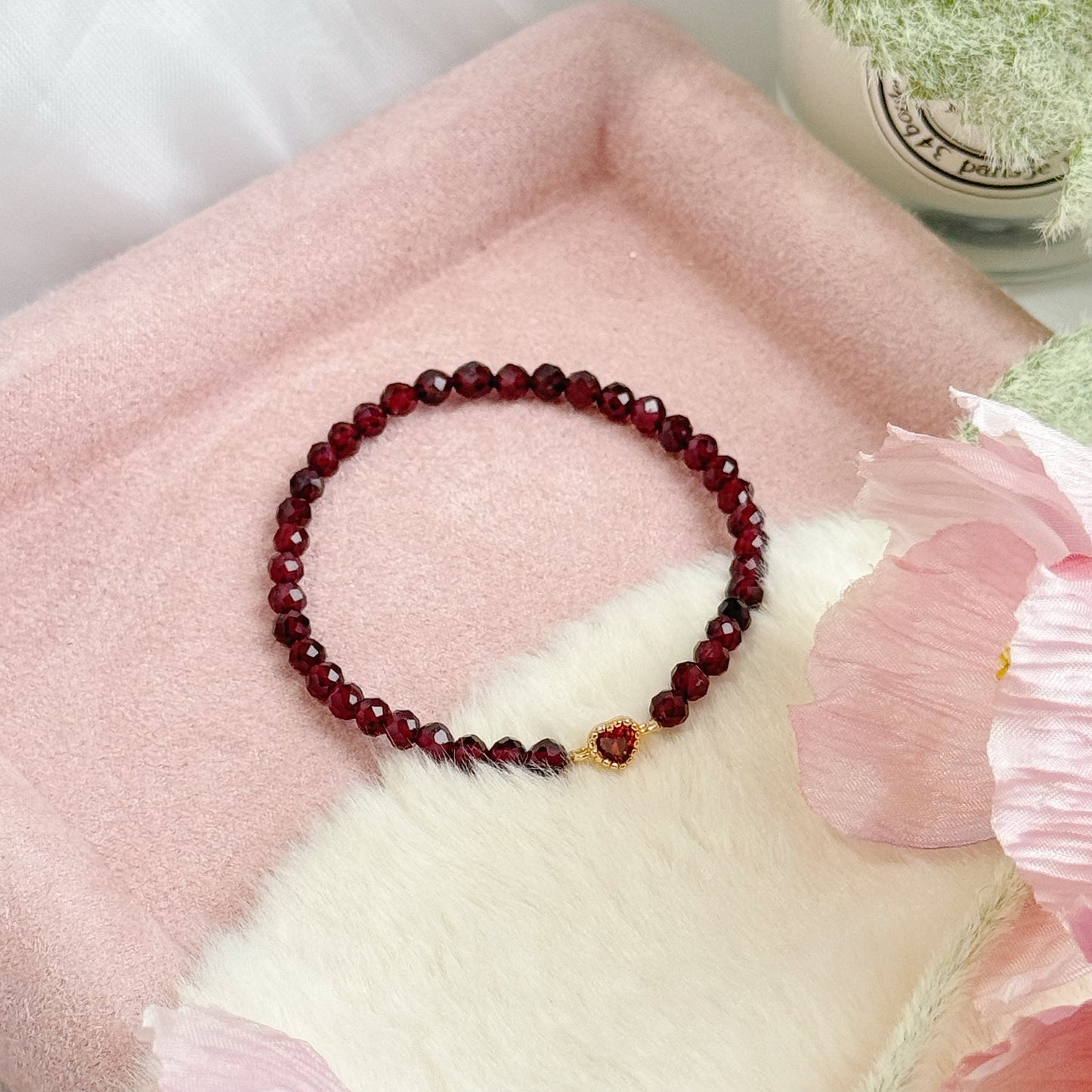 CHARLOTTE in Faceted Garnet [WS: 13-17CM]