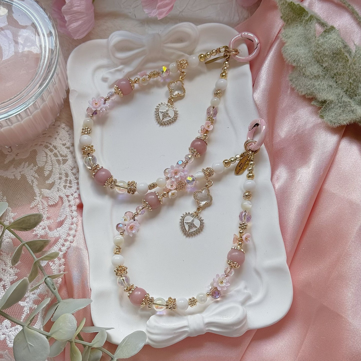 [Mini:14cm] Sakura Dream in Pink Opal & White Mother of Pearl