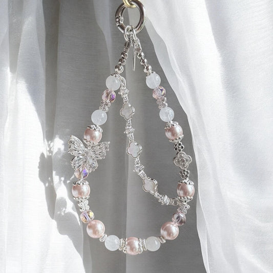 [Mini: 14cm] Alessia Jade in White Jade and Faux Pearl