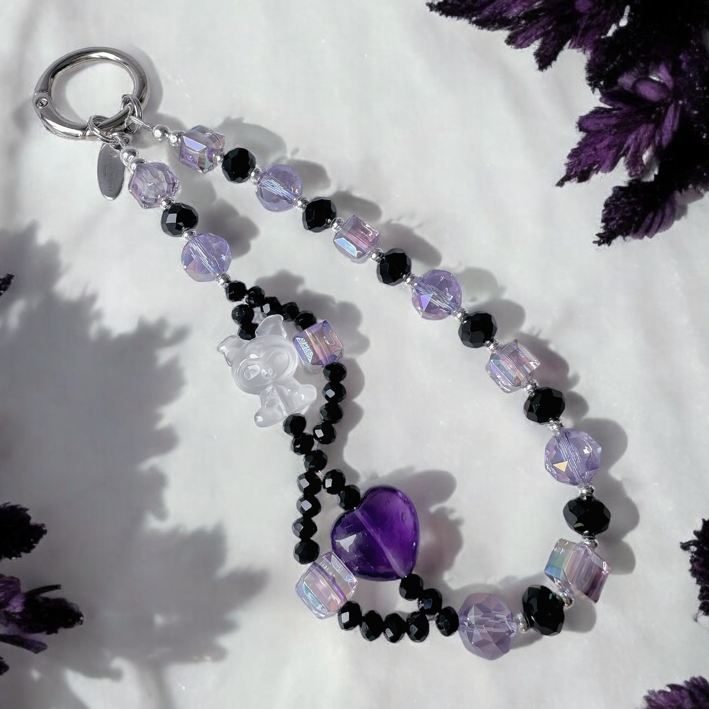 Kuro Mystic Mischief in Amethyst & Clear Quartz